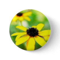 Black Eyed Susans - Romantic and Dreamy Button