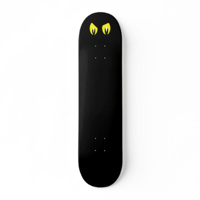 black eyes skateboard deck by Room_6_designs