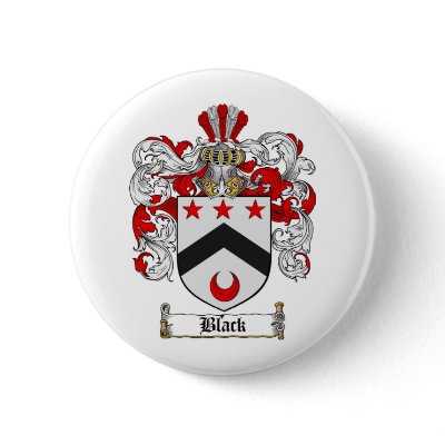 BLACK FAMILY CREST -  BLACK COAT OF ARMS PINS by heraldics