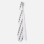 black female silhouette icon custom ties