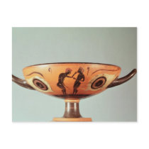 Black figure kylix, c.580-525 BC Postcard