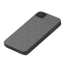 Black Filigree iPhone 4/4S Case Mate Case Iphone 4 Case-mate Case