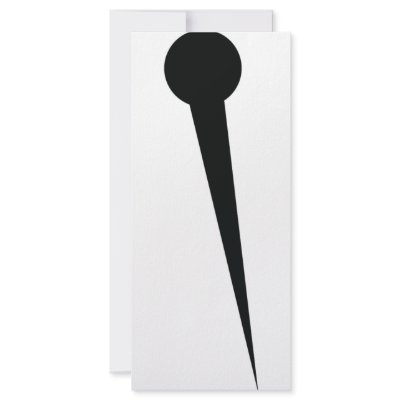 black fixing pin icon personalized rack card by TomaniacLines