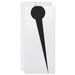 black fixing pin icon rack cards