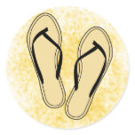 Black Flip Flops Sticker