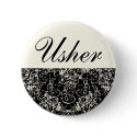Black Floral Wedding Invitation Set buttons