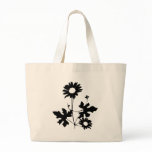 black flowers cirrus icon bags