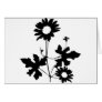 black flowers cirrus icon cards