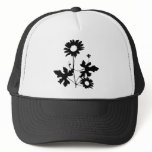 black flowers cirrus icon hats