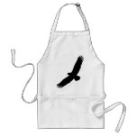 black flying eagle apron