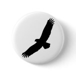 black flying eagle pin