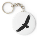 black flying eagle key chain