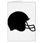 black football helmet icon cards