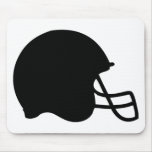 black football helmet icon mouse pads