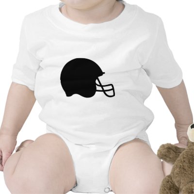 black football helmet icon t-shirt by Tomaniac