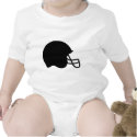 black football helmet icon t-shirts