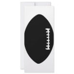 black football icon rack cards