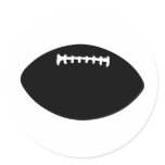 black football stickers
