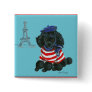 Black French Poodle Puppy Dog