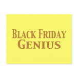 Black Friday Genius Gifts Postcard
