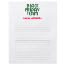 Black Friday Team: Official Cart Guard Full Color Flyer