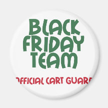 Black Friday Team: Official Cart Guard Refrigerator Magnets