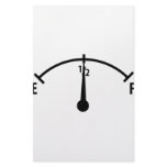 black fuel indicator icon stationery design