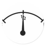 black fuel indicator icon round stickers