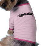 Black Geekette pet clothing