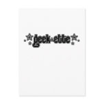 Black Geekette Post Cards