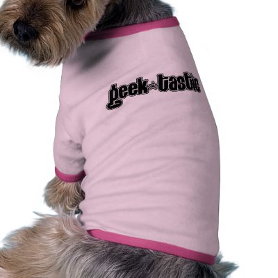 Black Geektastic Doggie T-shirt by shopaholicchick