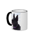 Black German Shepherd Mug