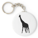 black giraffe icon keychains