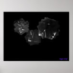 BLACK GLASS PRINT