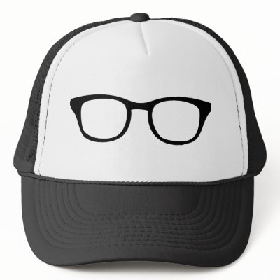 black glasses icon hat by Tomaniac