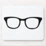 black glasses icon mousepads