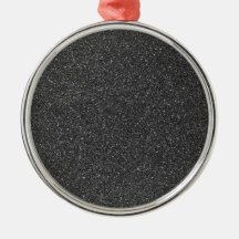 Black Glitter Ornament