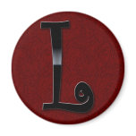 Black Gloss Monogram - L