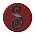 Black Gloss Monogram - S