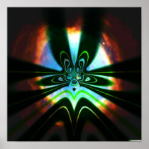 Black Glowing 1 Print