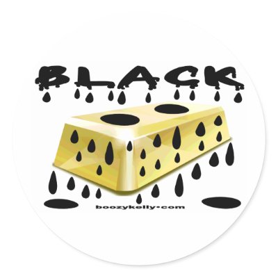 Black,Gold,Gold Bar,Hard Hat Sticker,Oil by boozykelly