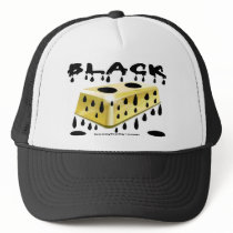 Black,Gold,Gold Bar,Oil Field Hat,Oil