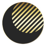 BLACK & GOLD MOON stickers