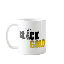 Black Gold Oil Mug