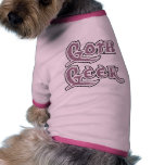 Black Goth Geek Dog Clothing