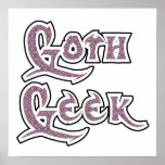 Black Goth Geek posters