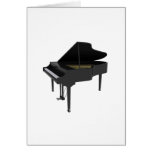 Black Grand Piano: 3D Model: Cards
