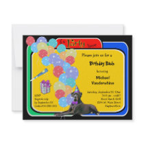 Black Great Dane Birthday Barker