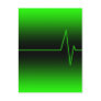 Black Green EKG
