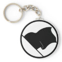 Black Green Purple Flag Plain No Symbol Blank keychains